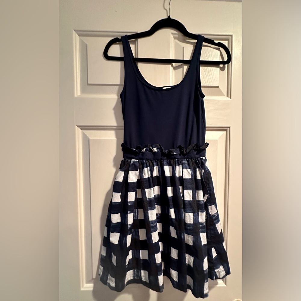 Victoria's Secret Navy and White Plaid Mini Dress